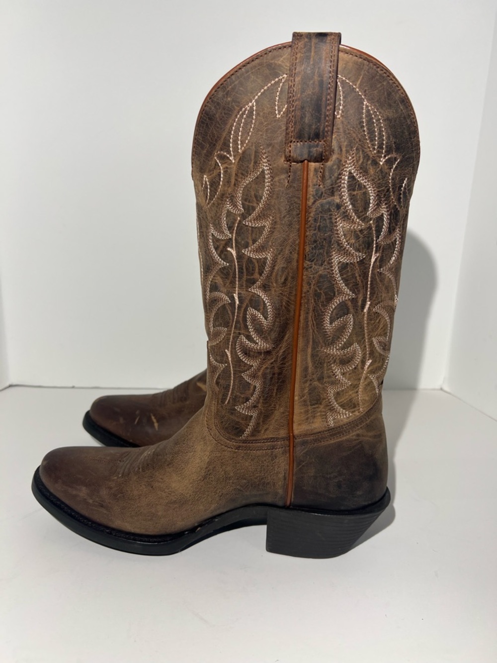 Shyanne Alabama Brown Leather Western Cowboy Boots for women